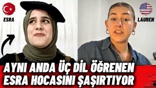 Aynı Anda Üç Dil Öğrenen Esra Hocasını Şaşırtıyor