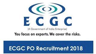 ECGC PO Recruitment Online Form 2018