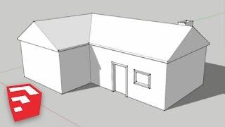 SketchUp 8 Lessons Making a Simple House