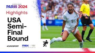 USA 1-0 Japan Womens Quarter-Final Football Highlights  Paris Olympics 2024 #Paris2024