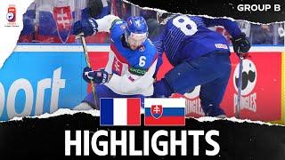 Highlights France vs Slovakia  2024 #MensWorlds