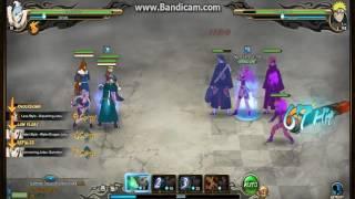 Naruto Online Ninja Exam Lv 118  Water Main Azure Fang wNaruto Sage