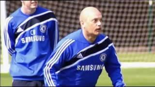 Chelsea Training with carlo ancelotti