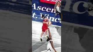  From Above Caitlin Clark Drills Stepback Three vs. Aces  Indiana Fever