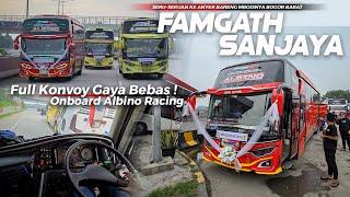  ASLI INI TERLALU GAYA BEBAS ️  SERASA MAIN BUS SIMULATOR Seru-Seruan Famgath Sanjaya Albino