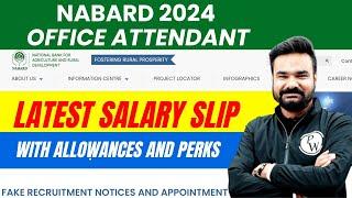 NABARD Office Attendant Latest Salary Slip  NABARD Office Attendant Salary and Perks  NABARD 2024