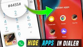 How To Hide Apps in Dialer  GamesApps   Dialer Me App Hide Kaise Kare  Hide Apps in Dialer 