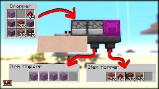 EINFACH Ein SHULKER-BOX Sorter - Filtert ALLE SHULKER KISTEN - Tutorial