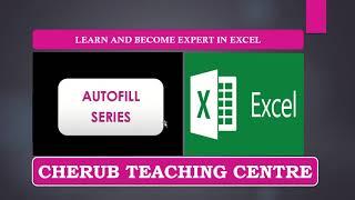 How To Autofill Series in Excel- Tutorial