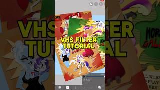 VHS filter tutorial #mlpfanart #animation #mylittlepony #mlpmeme #animationmeme #mlp #meme #art #mlp