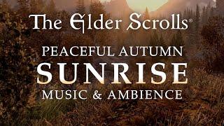  The Elder Scrolls Music & Ambience  Autumn in Skryim Stunning Scenes in 4K