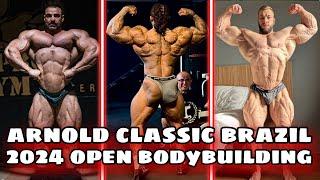 2024 Arnold Classic Brazil Line Up  Mens Open Bodybuilding  2 Weeks Out