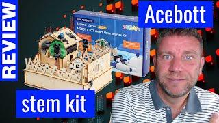 Acebott stem kit code tutorial for kids with smart home stories