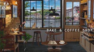 Bakery & Coffee Shop Ambience  Swiss Cafe Sounds Cafe Jazz Music - Relaxation Study Music ASMR