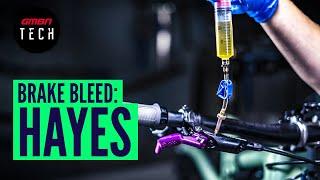 How To Bleed A Hayes Hydraulic Disk Brake