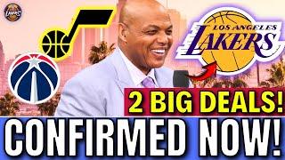 BIG NEWS LAKERS FINALIZE 2 MAJOR TRADES WITH WIZARDS AND JAZZ TODAYS LAKERS NEWS