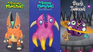 My Singing Monsters Vs The Lost Landscapes Vs Dark Island  Redesign Comparisons  MSM