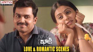 Karthi & Rakul Preet Love & Romantic Scenes  Khakee Movie  Karthi Rakul Preet  H.Vinoth