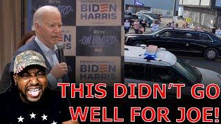 Joe Biden TRIGGERED Over F Joe Biden Signs As Attempt To UPSTAGE Trump In His Hometown FAILS