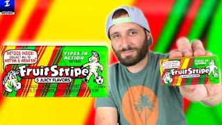 Fruit Stripe Gum Review  ALL 5 Flavors