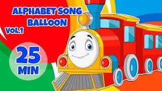 Song of the alphabet with balloons Vol. 1 - Giramille 25 min  Kids Song