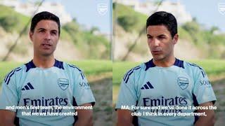Mikel Arteta Full interview Ahead of New season Pre season Training  The Club is Hungry For more
