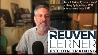 Reuven Lerner Python Training PyCon APAC 2022 virtual booth