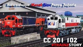 Satu-Satunya Lokomotif yang COMEBACK ke Jakarta Si Special CC 201 102  Trainzstory