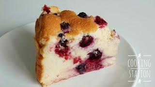 Mixed Berry YOGURT CAKE  That Melts in Your Mouth Simple and Delicious recipe