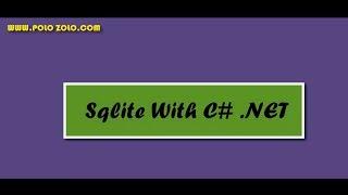 Sqlite C# Tutorial   How to Create Sqlite Database