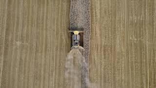 Harvest time at Carlungie Scotland.