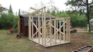 Small DIY Shed Build Start to Finish