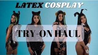 4K LATEX COSPLAY Try-On Haul