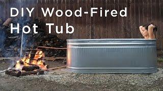 DIY Wood Fired Hot Tub