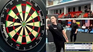 Pim van Bijnens Very Bad Dartitis At Gibraltar Junior Darts Open 2022