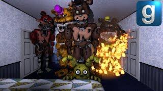 Gmod FNAF  New Five Nights at Freddys 4 Map