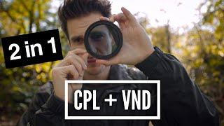 Circular Polariser + VND Filter 2 in 1 CPL and Variable ND all in one K&F  Polar Pro Rival?