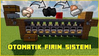 OTOMATİK FIRIN  Minecraft Fırın Sistemi  Super Smelter  Nasıl Yapılır ? l Minecraft Sistemler