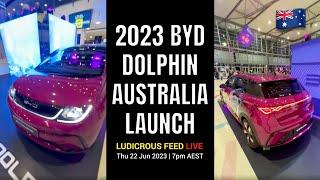 2023 BYD Dolphin Australia Launch Pricing & Specs Live from Sea World