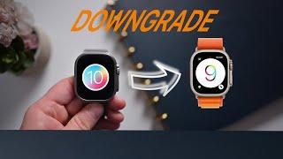 WatchOS 10 to WatchOS 9 - How to Downgrade?