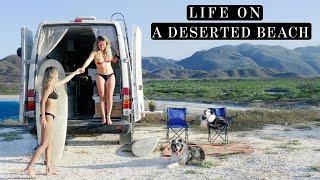 A HIDDEN SECRET BEACH in OAXACA  Daily Van Life Routine in Mexico Free Camping