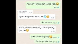 Prank chat Tante sange malah diajak main ke kos