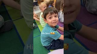 This mom surprised her son at school ️
