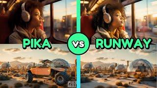 Image-to-video comparison Pika vs Runway August 2023 - newer version in the description