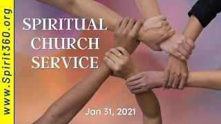 Live  Spiritualist but not Religious Church Service  Sunday @920 AM Pacific