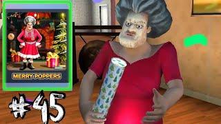 Scary Teacher 3D Glamour Gala Merry Poppers Level 2 Part 45Gameplay Walkthrough iosandroid