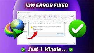 Fix IDM http1.1 403 forbidden-- IDM ERROR FIXED IN A MINUTE   Fix all errors 2024