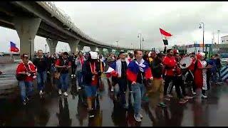 Дождь перед матчем ЧМ-2018.  Россия - Египет.