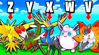 Catch the BACKWARDS Pokémon Alphabet in Minecraft Pixelmon