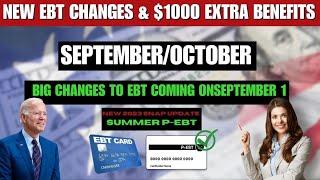 New 2023 Snap UpdateSeptemberBig Changes To EBT Coming on September 1 #snap